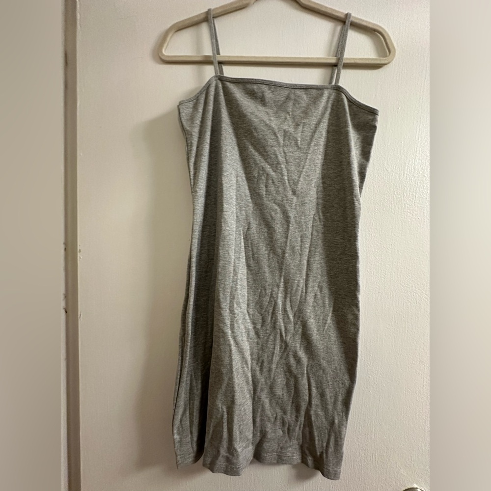 Topshop Gray cami dress